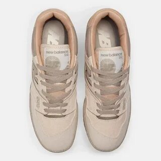 The New Balance 550 Looks Stylish With Its Canvas Upper In Tonal 'Dese...