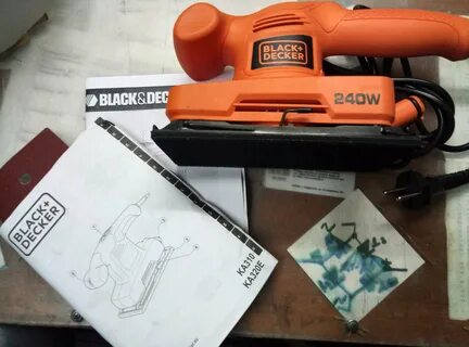 Виброшлифовальная машина Black & Decker KA310.