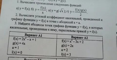 Алгебра 11 вариант