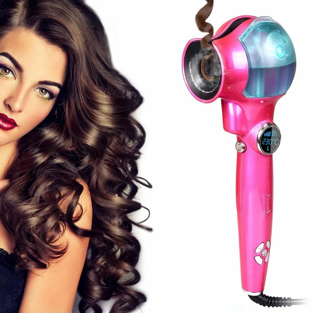 Стайлер Automatic hair Curler. Плойка для кудрей. Штука для кудрей. Фен для завивки волос. Плойка бигуди