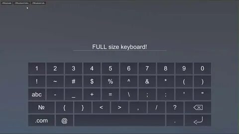 Клавиатуры unity