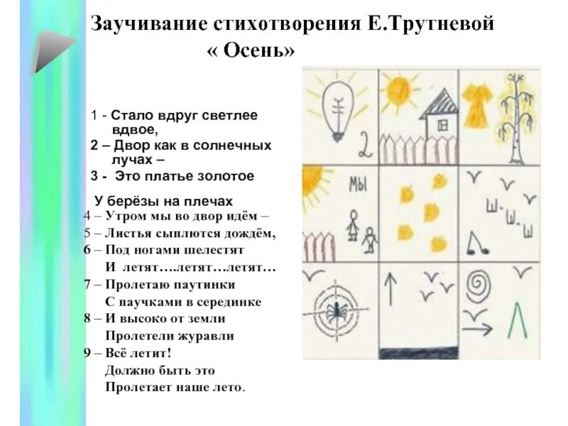 Заучивание стихотворения. Стихи для заучивания. Мнемотехника стихотворение. Мнемотаблица к стихотворению. Заучивание стихотворения п соловьевой ночь и день