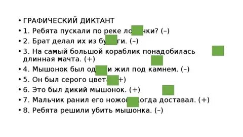 План рассказа мышонок пик