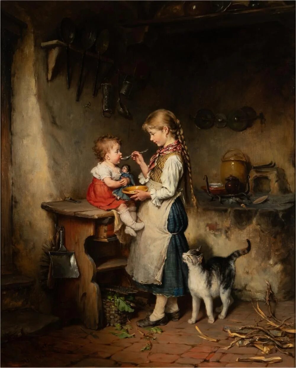 Лемох мальчик с собакой рассказ. Heinrich Hirt (1841 - 1902) живопись. Дети на картинах немецких художников.