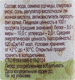 Состав горчицы