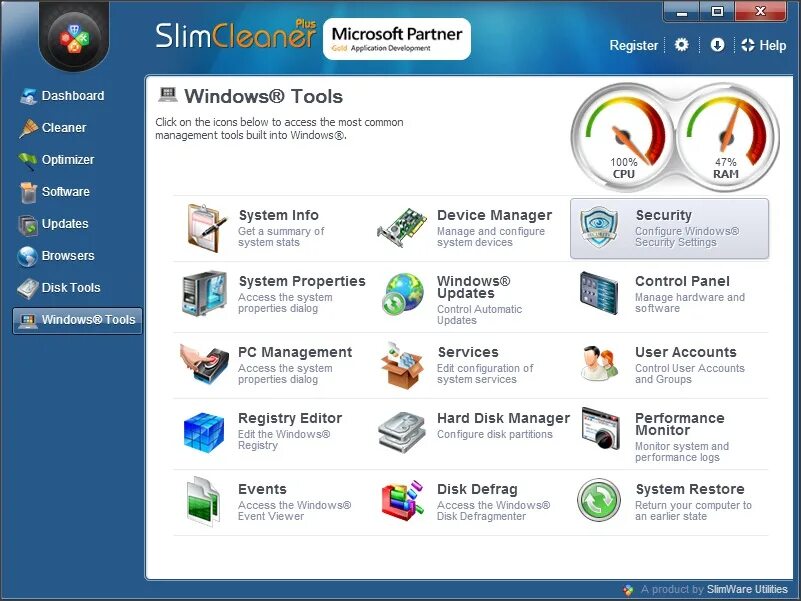 Инструменты Windows. XP Tools. Microsoft Cleaner Tool. Slimware. Dialog service