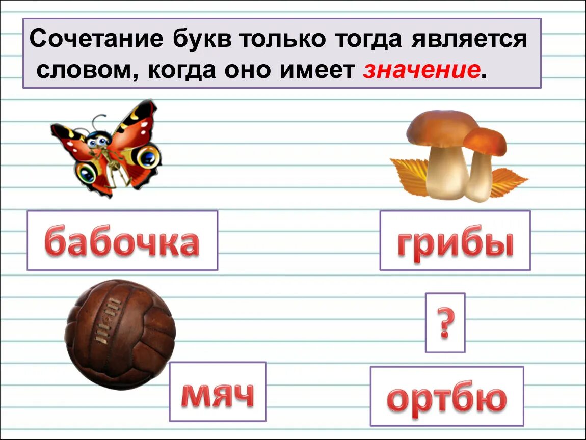 Слово и речь 1 класс