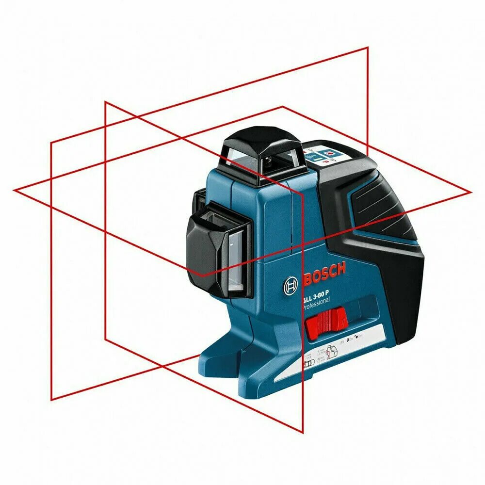 Лазерный уровень фирмы. Bosch gll 3-80 p. приемник bosch lr 2 0601069100. лазерный нивелир gll 3-80. уровень лазерный bosch gll 2-80 p.