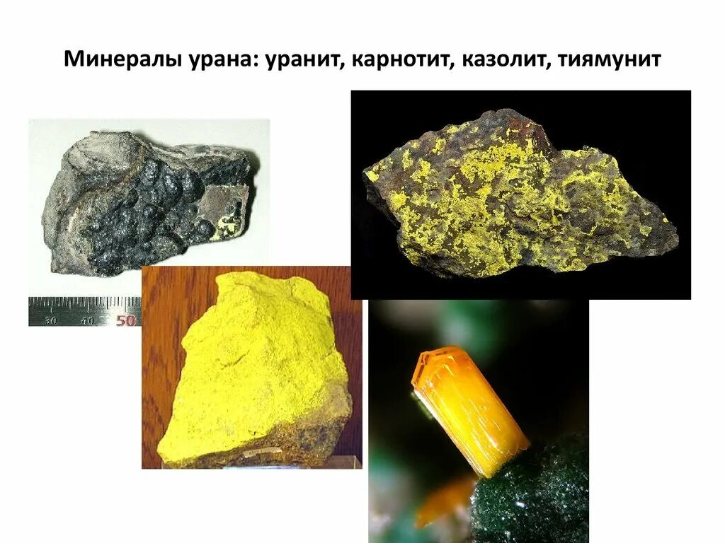 Урановые минералы. Уран как химический элемент. Урановая руда. Химические свойства урана. Использование урана
