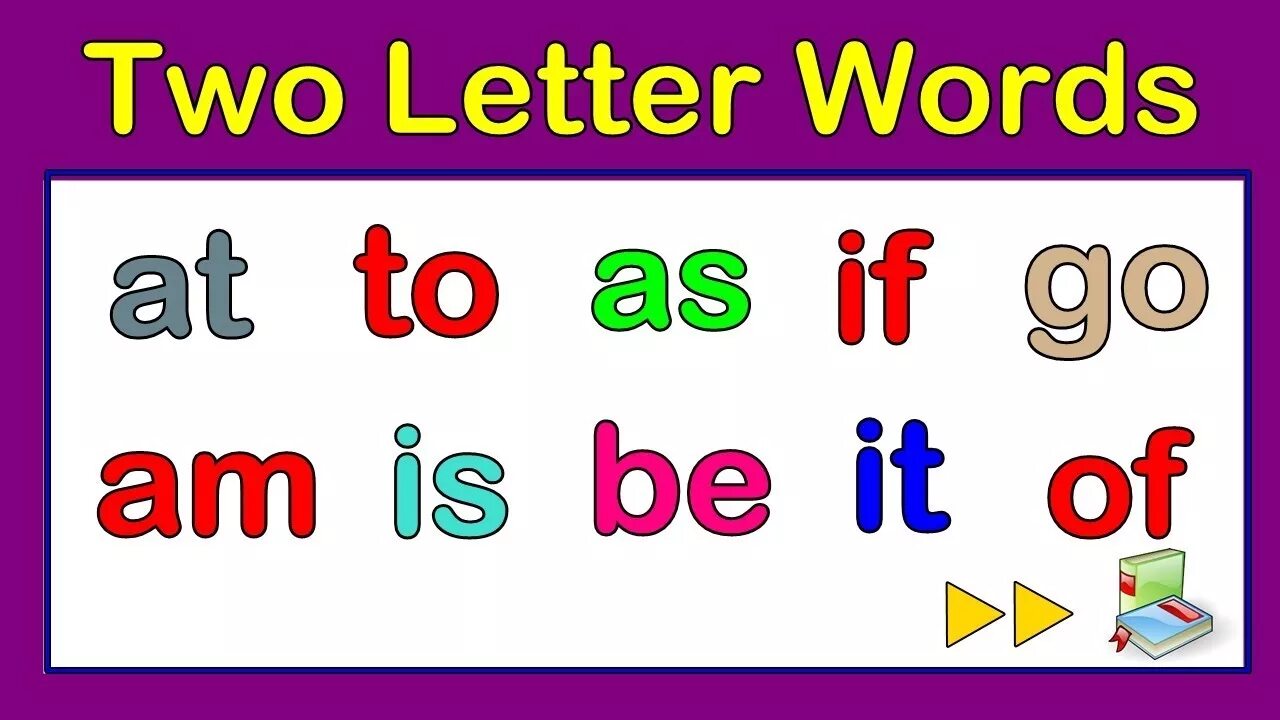 Two letter words are