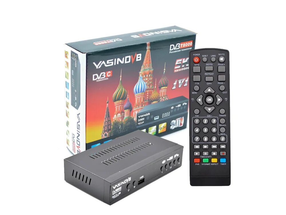 ТВ приставка yasindvb T8000 Отличное состояние. 20 цифровых каналов DVB-T2 Цифро