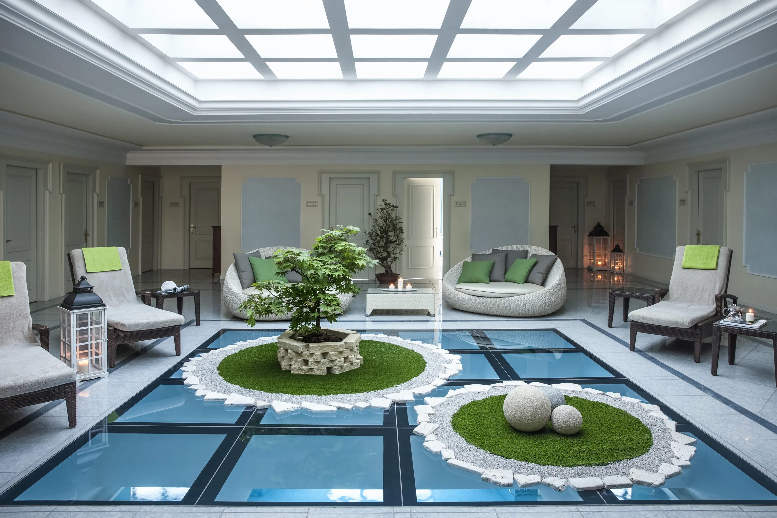 Зона отдыха в офисе. Комната отдыха для персонала. Современный офис. Лежанка из сена спа зона. Зона релакса в офисе.