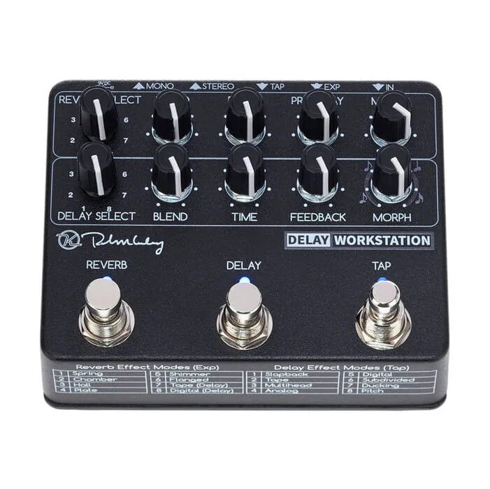 Delay type. Keeley workstation. дилэй. гитарный workstation. эффект delay.