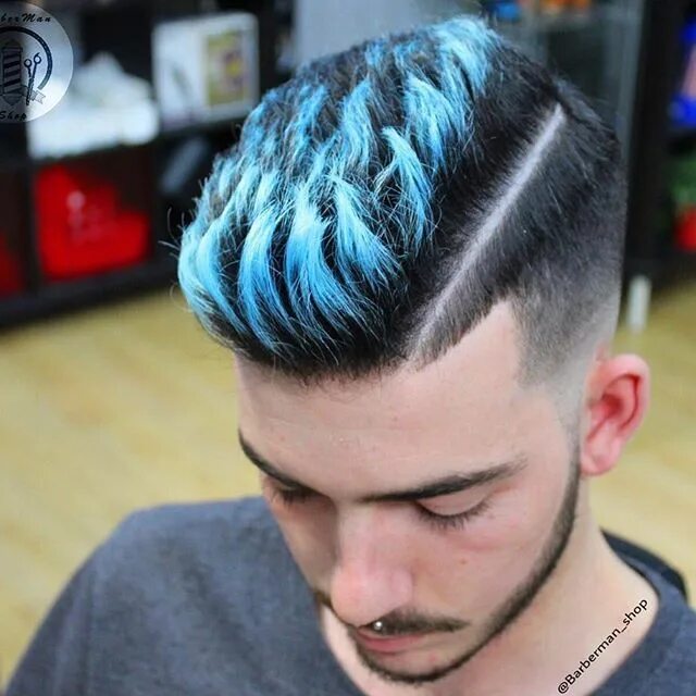 Pin on Стрижки и прически Men hair highlights, Dyed hair men, Men hair color