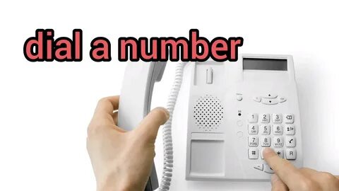 Dial number