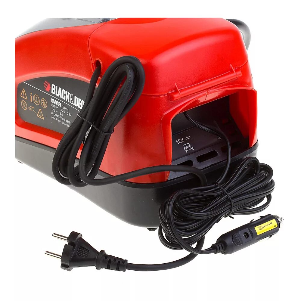 Компрессор питание от сети. Компрессор black decker asi300. компрессор автомобильный 220в black decker. black decker компрессор 220в. автомобильный компрессор от сети 220в+12в.