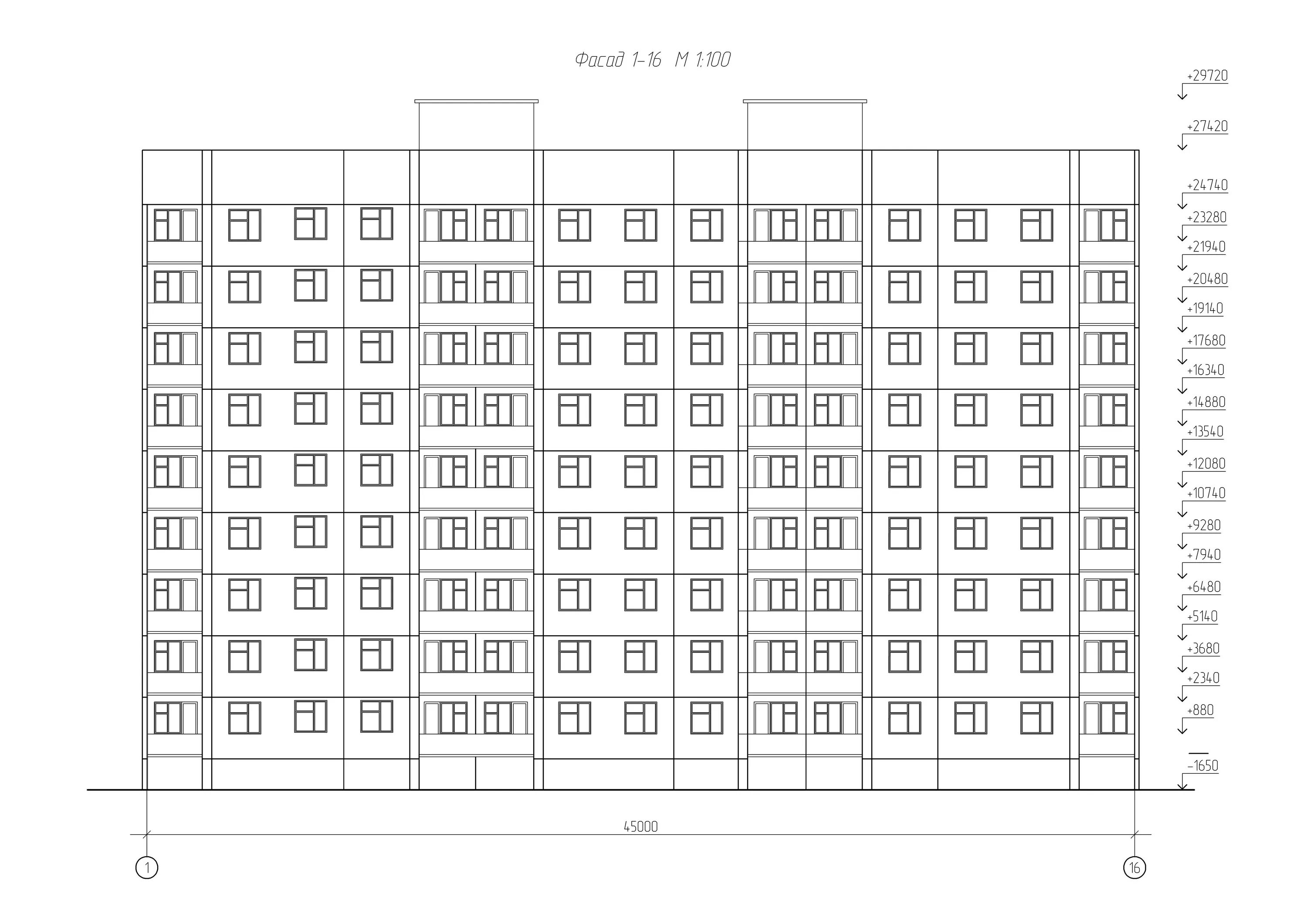 Пример панельного дома. Фасад многоэтажного дома чертеж. Дом п44 фасад чертеж. Фасад 1-5 чертеж. Схема 9 этажного панельного дома.