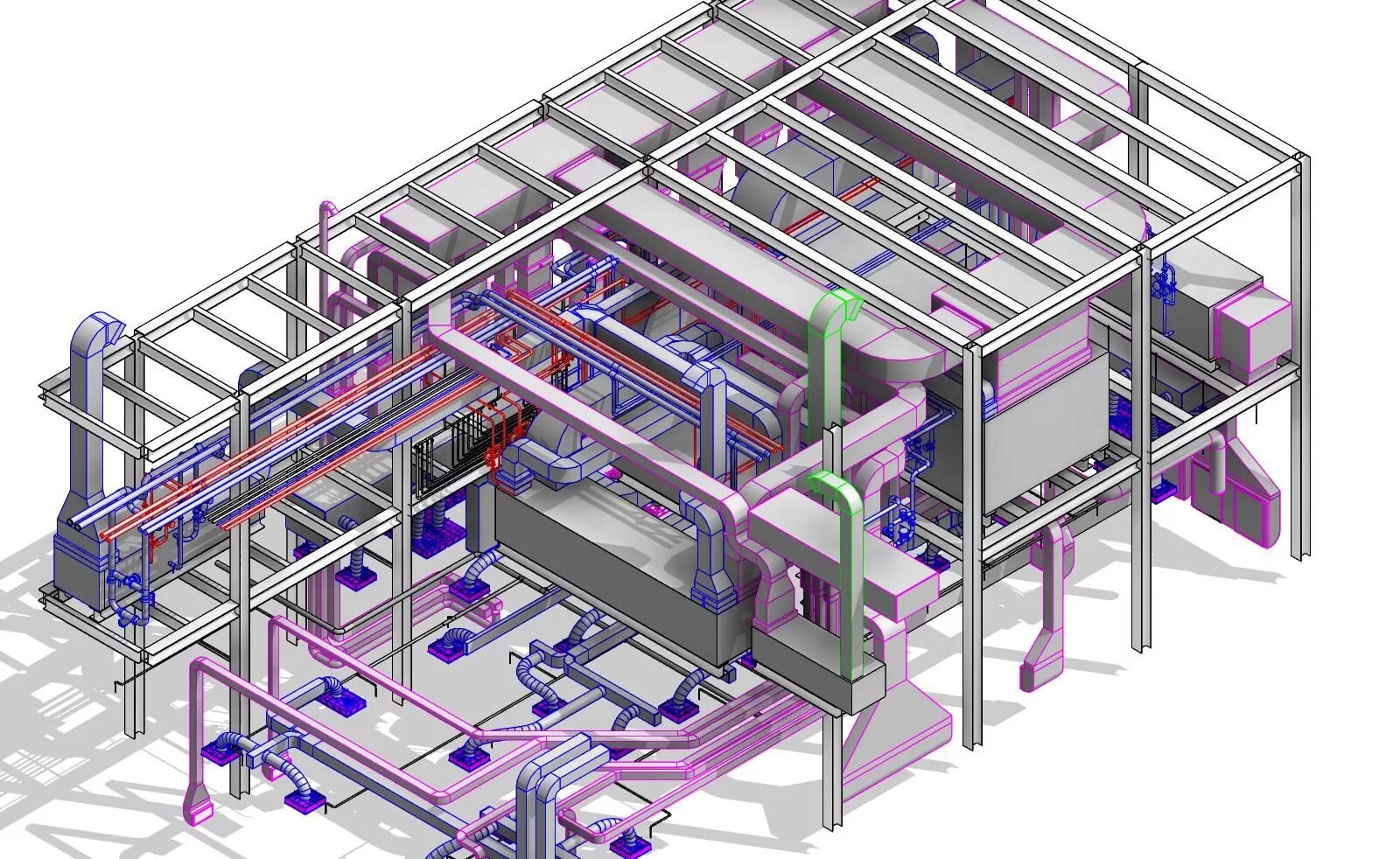 Проектирование и монтаж систем вентиляции. BIM ревит. BIM проектирование Revit. BIM модель Revit. Система MEP Revit.