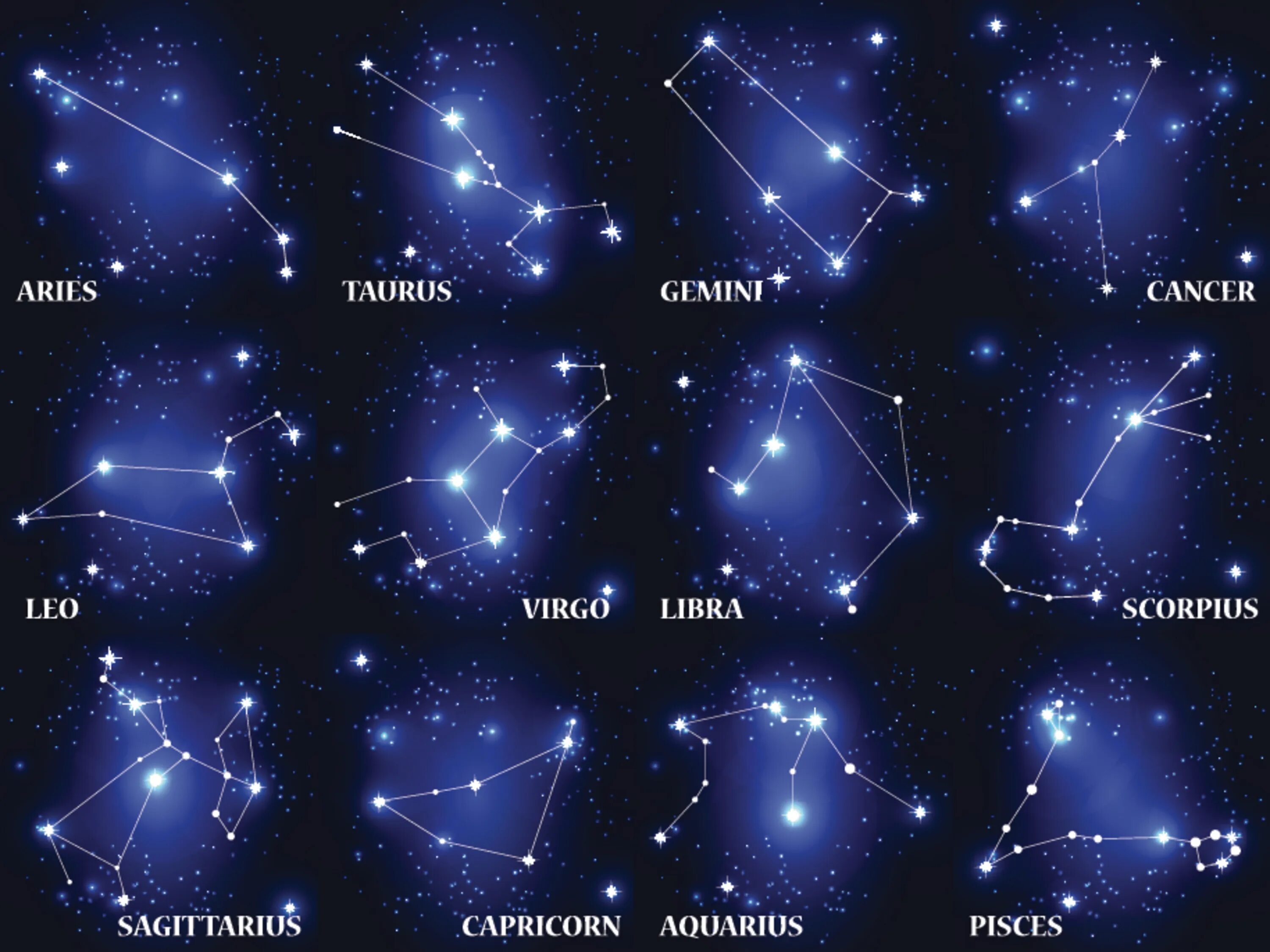 Pin on Constellations of the Zodiac signs.⭐ Constellations, Zodiac constellation