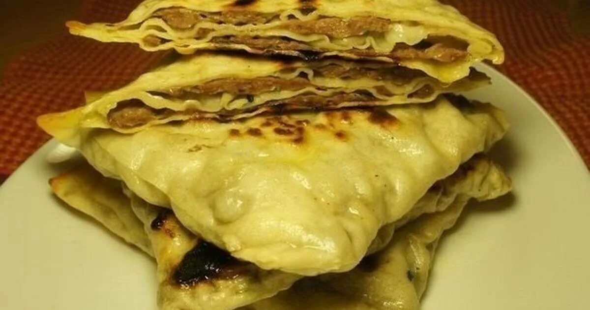 Китайские лепешки с мясом. Китайская слоеная лепешка. Слоеная лепешка с мясом. Китайские лепешки с мясом-безумно вкусные и сочные.