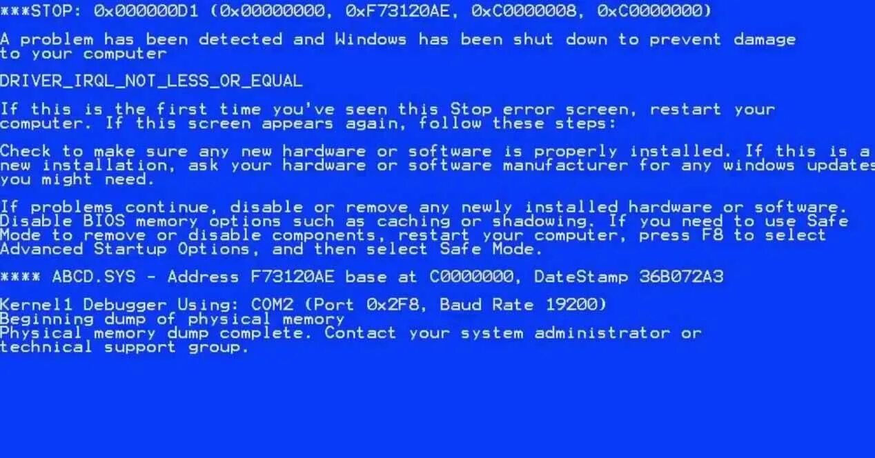 Error stop