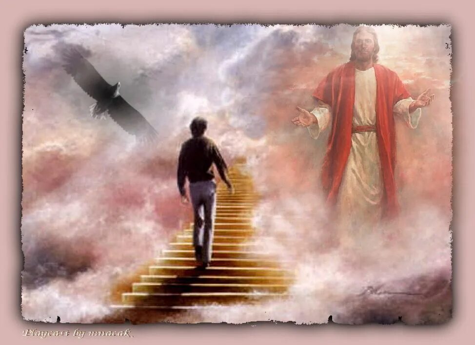 Небеса так чисты освещают нам дорогу. Человек и Бог. Встреча человека с Богом. Люди на небесах. Рай Иисус.