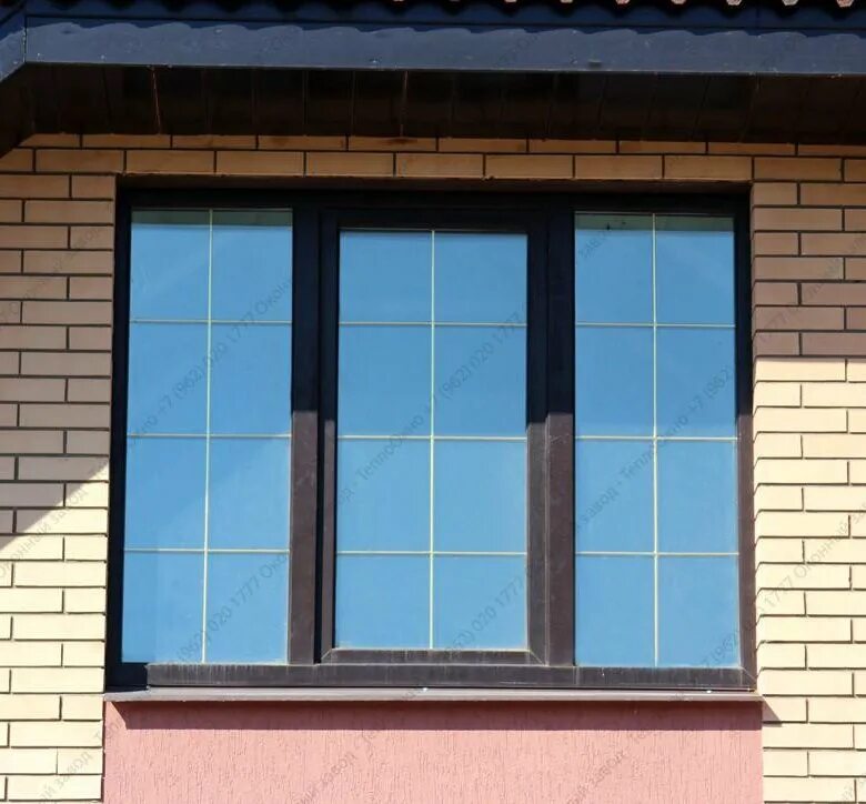 Коричневые окна с раскладкой фото Artel, windows, Krasnodar, ulitsa Dzerzhinskogo, 100 Yandex Maps