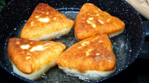 Треугольники на кефире с мясом