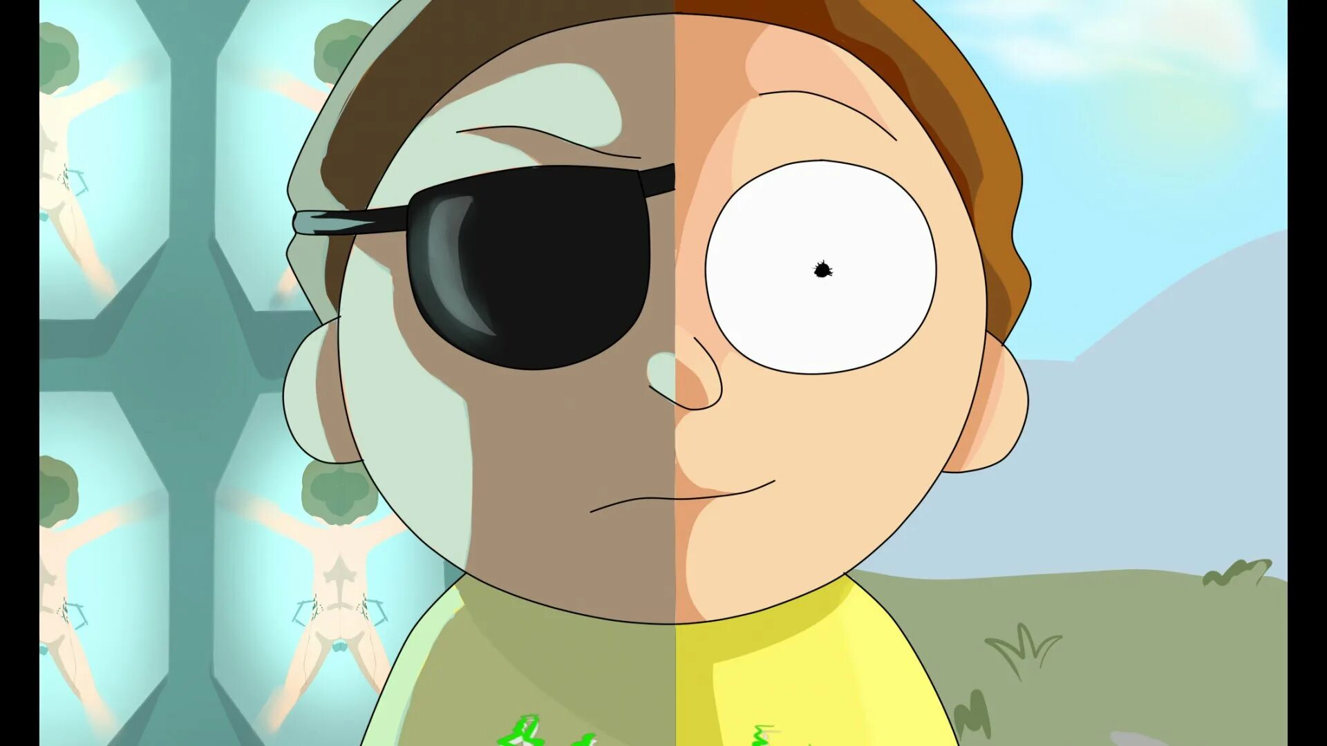 Morty sniffs