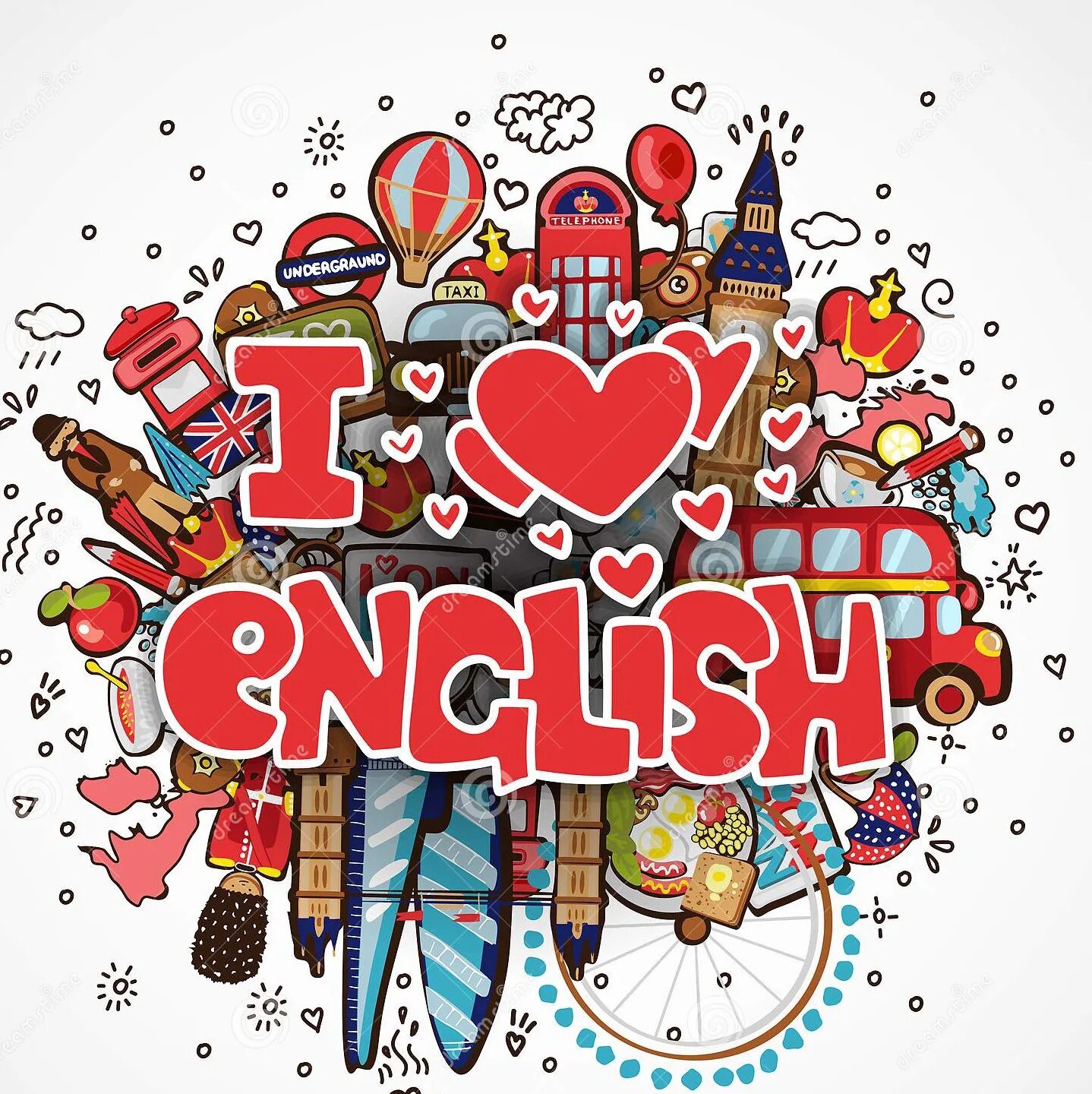 I love learn languages. Я люблю английский. векторные иллюстрации английский язык. i love english надпись. плакат я люблю английский.