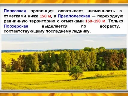 Характеристика провинций