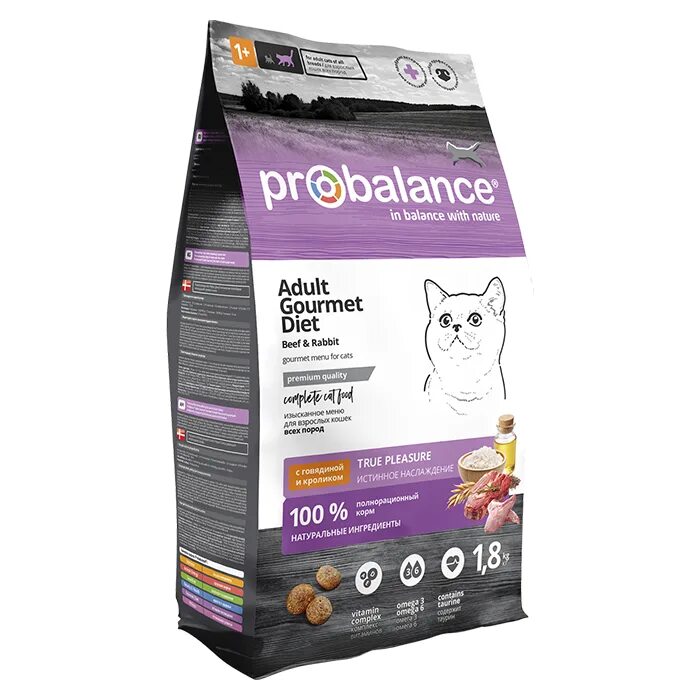 Probalance gourmet diet. Probalance д/кошек adult gourmet diet, c телятиной и кроликом в желе, сашет 85 г(28/кор). 08. Probalance gourmet diet. 08.