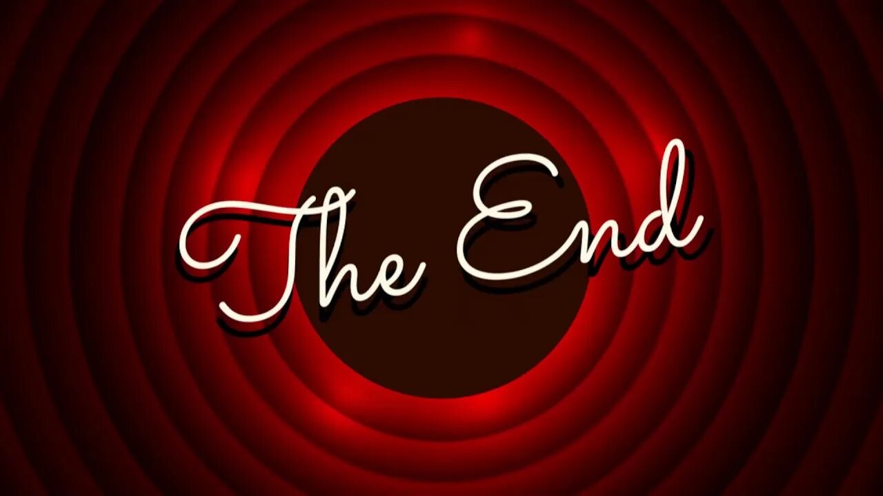 The end android. Конец на красном фоне. the end картинка. the end надпись. the end на красном фоне.