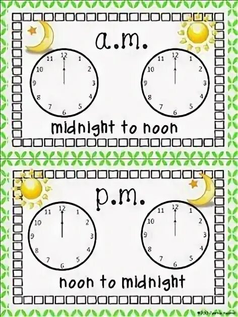 Am end pm