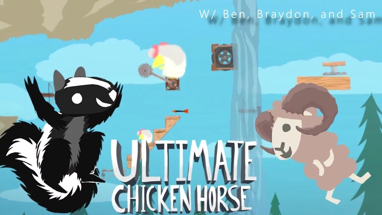 Ultimate chicken horse пиратка по сети. Ultimate chicken. ультимате чикен хорс. ultimate chicken horse белка. ultimate chicken horse по сети на пиратке.