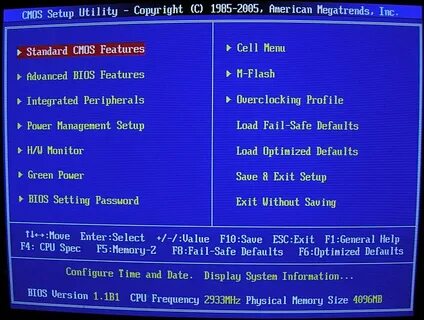 Cmos setup utility 1985
