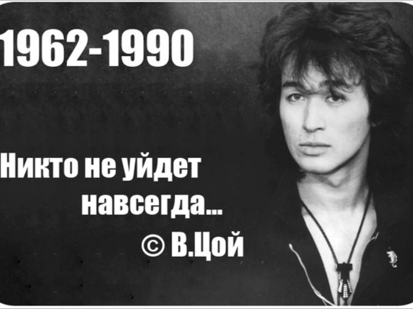 Никто не уйдет живем. Цой 1962-1990.