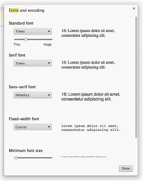 Font encoding. Font encoding