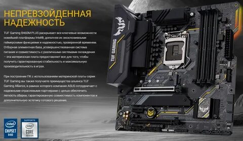 Материнская плата asus b460 plus