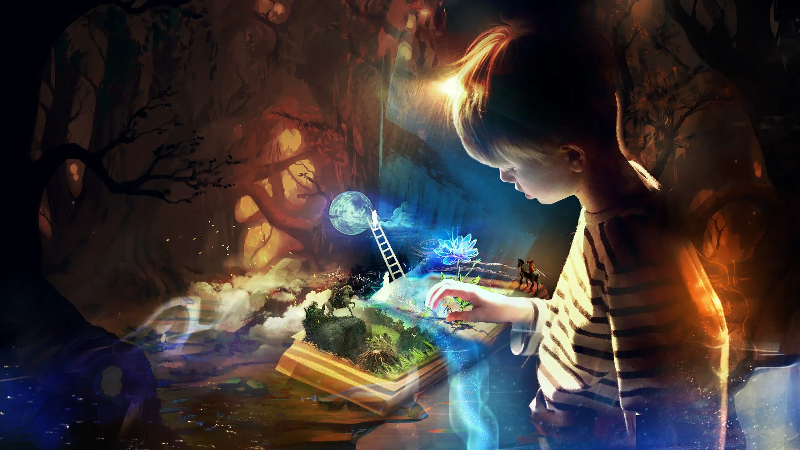 Новый мир видящая. Волшебство в картинках. Фантазия и воображение. Волшебство для детей. Волшебные иллюстрации.