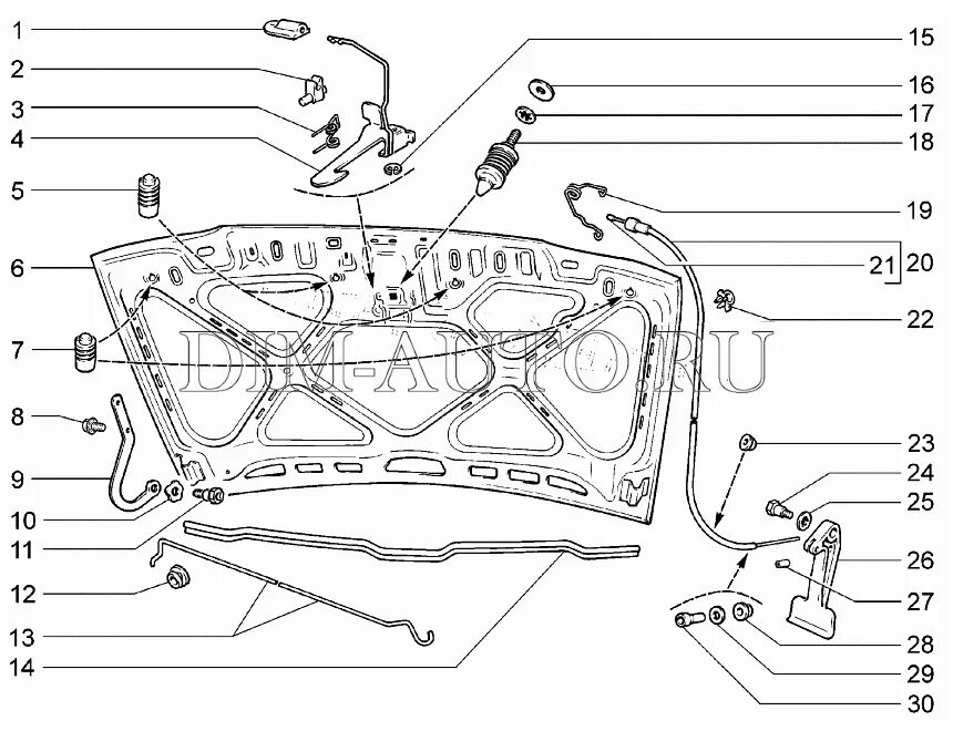 Элементы капота. Чертеж капота ВАЗ 2115. Скоба замка капота 2114. Детали капота ВАЗ 2115. ВАЗ 2114 держатель переднего капота.