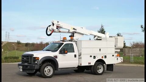 2009 Ford F550 4x4 Altec AT-37G 42' Articulated Bucket Truck - YouTube...