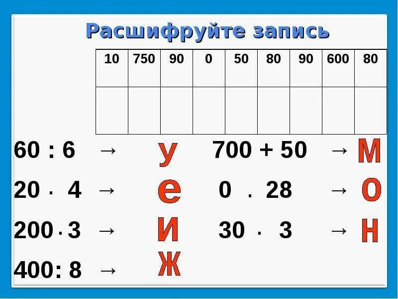 Расшифруйте запись 1. Приёмы письменного умножения в пределах 1000.. умножение в пределах 1000 карточки. умножение в пределах 1000 3 класс. расшифруй запись.