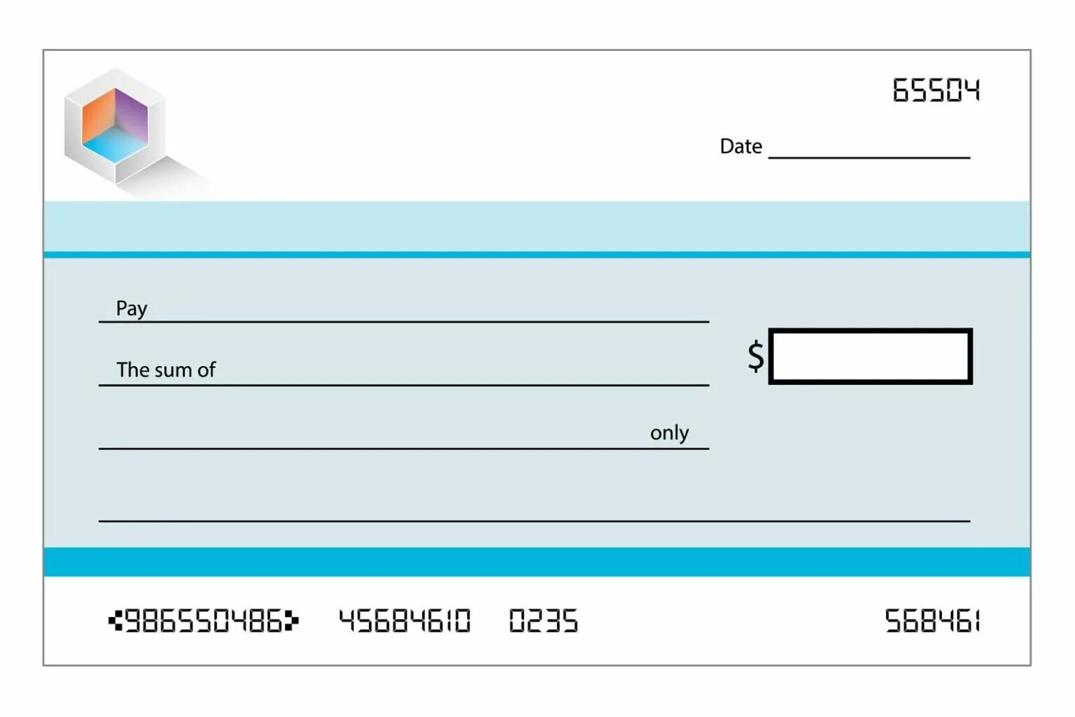 Big check