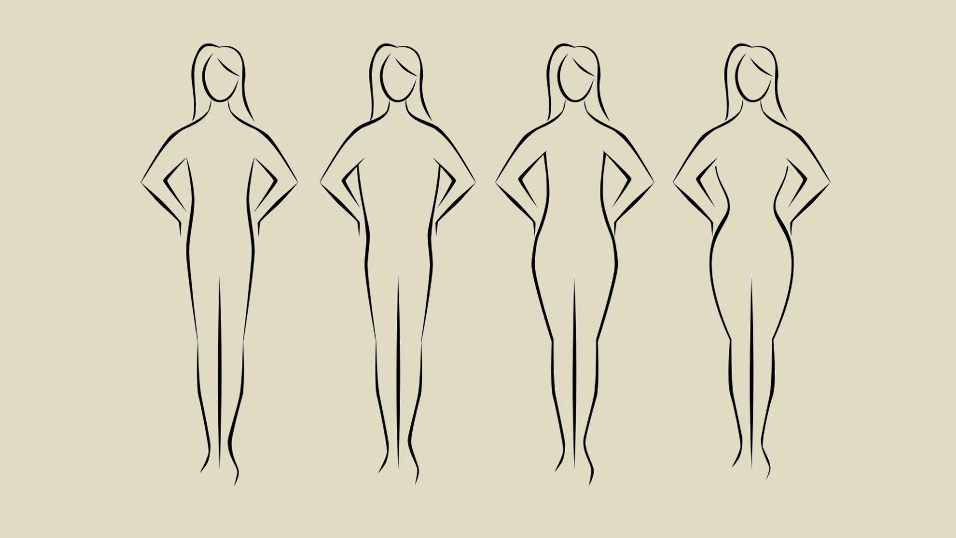Типы женских фигур. Схема женской фигуры. Разные фигуры женщин. Типы пропорций женских фигур.