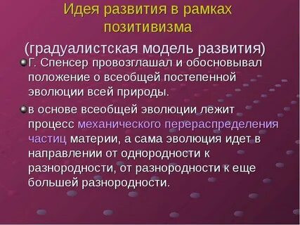 Принцип идеи развития