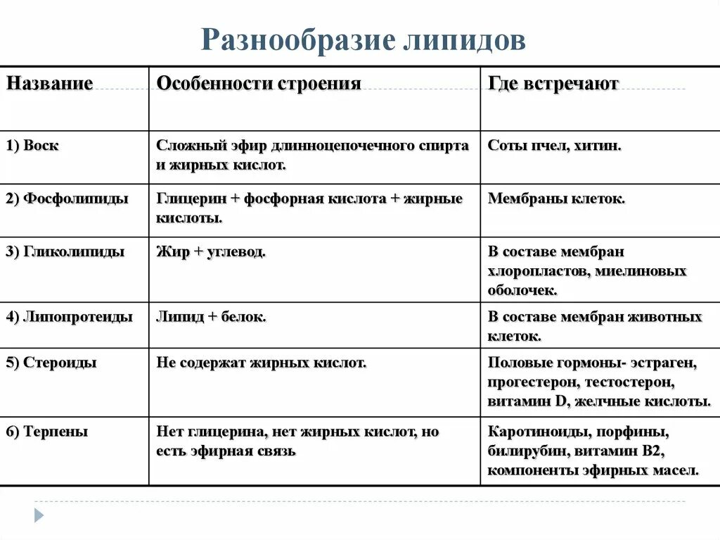 Липиды особенности строения и функции. Липиды строение и функции. липиды строение и функции свойства таблица. название строение функции липидов таблица. характеристика строения липидов.