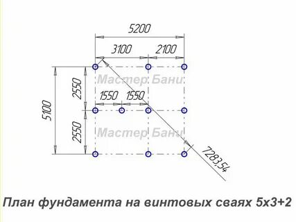 Сваи на каком расстоянии