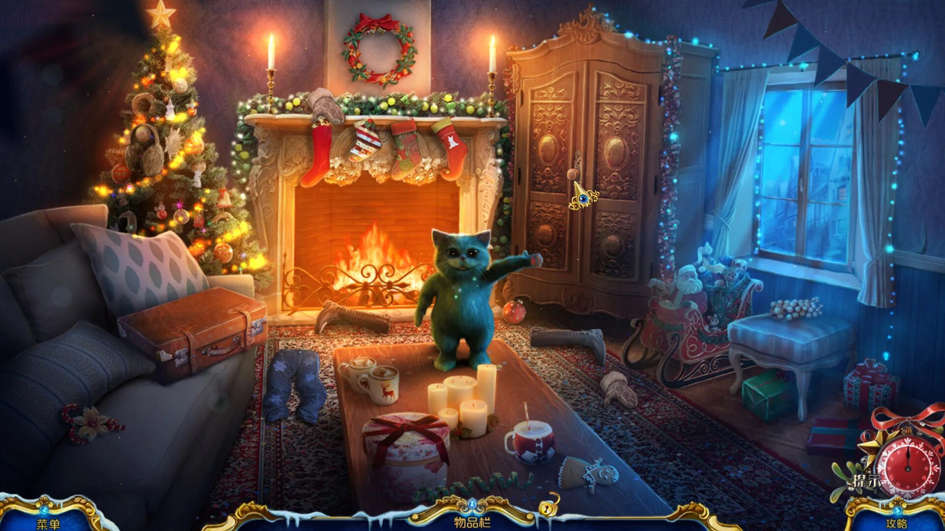 Игра история котика. Рождественские истории 4 кот в сапогах. игра рождественские истории. квест игра на рождество. новогодние компьютерные игры.