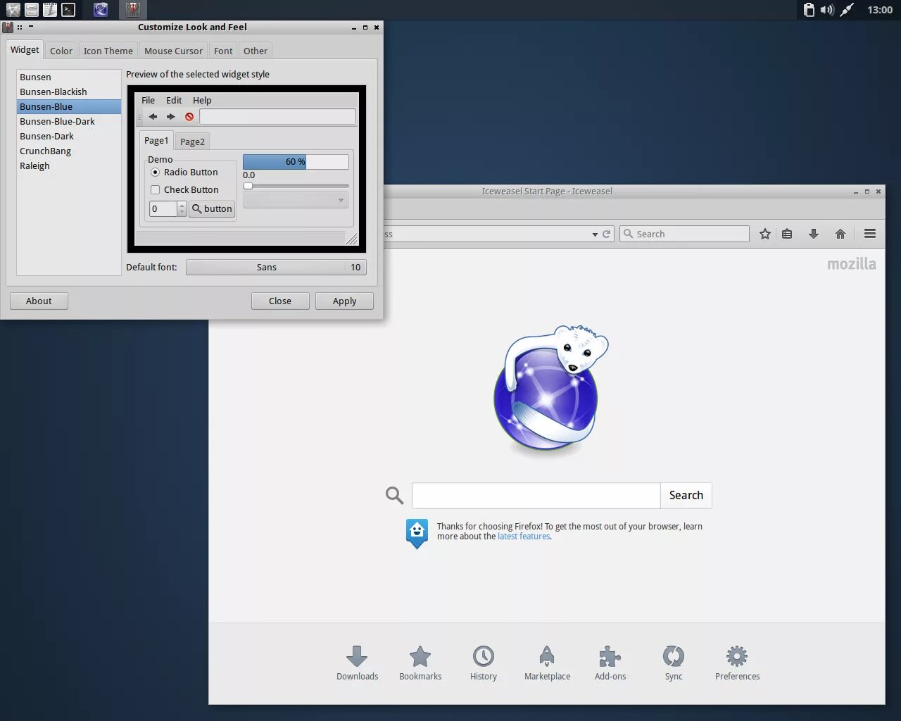 Линукс через браузер. Старый веб браузер linux. браузер для линукс который мало кушает оперативки. bunsenlabs linux. телефон линукс браузер как хромикс.